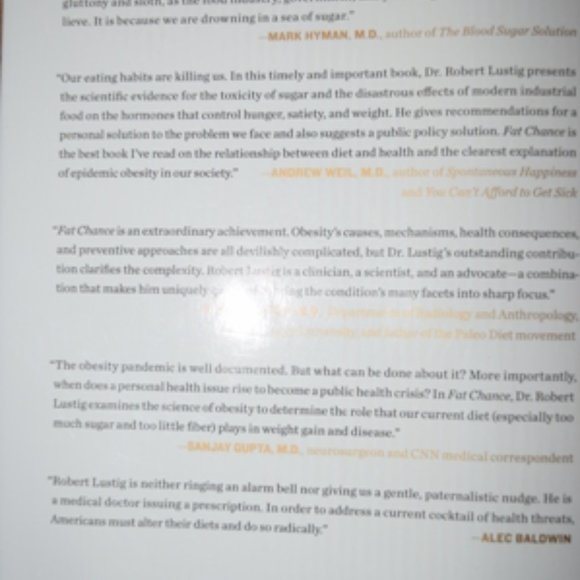 "Fat Chance" is more than a biblical diet book. - Picture 4 of 9